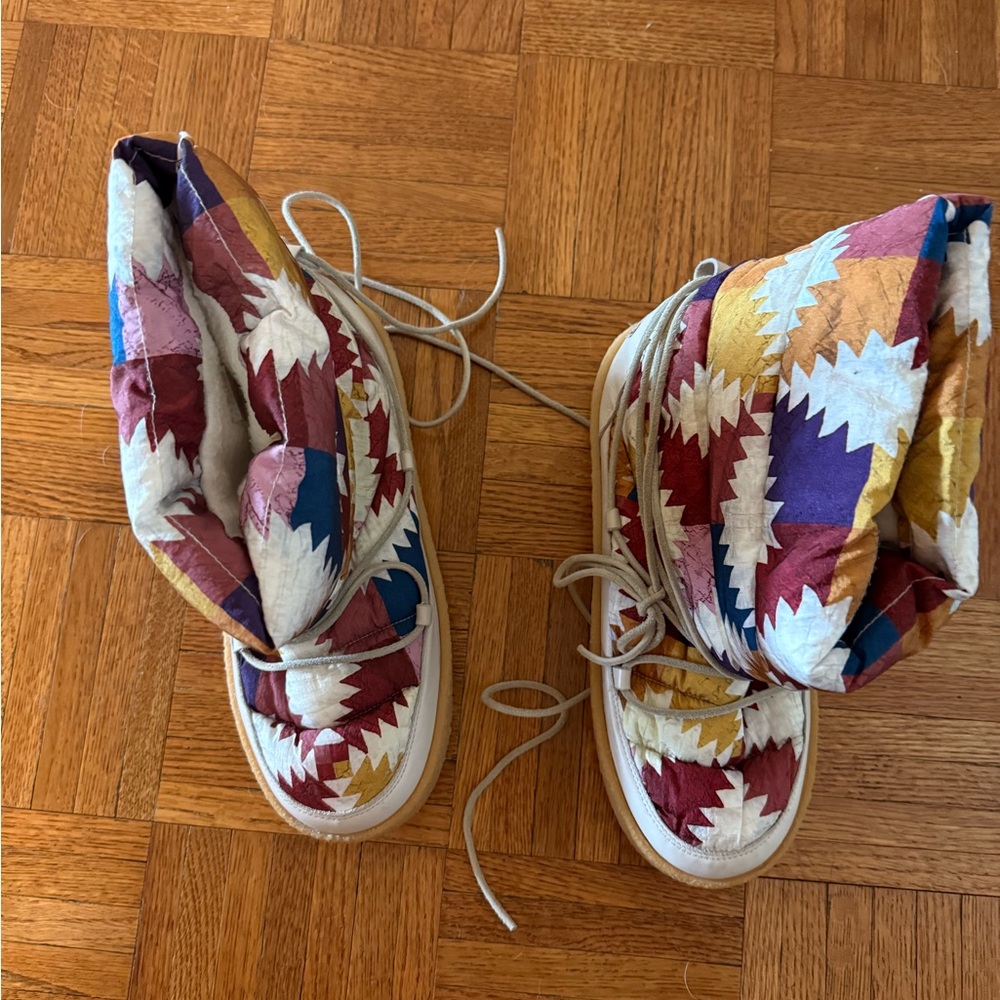 Isabel Marant Printed Snow Boots EU 39 | Never Worn | Rare Statement Boot - Picture 3 of 8